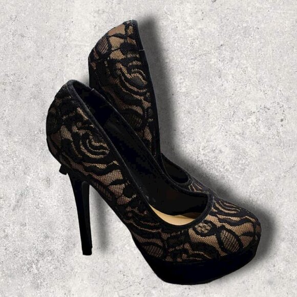 MIX No. 6 Black Lace with Gold underneath Size 9 - Picture 8 of 9